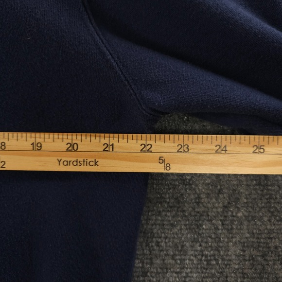 West Virginia Mountaineers Sweatshirt Mens Medium Blue Embroidered Colosseum - Picture 5 of 14